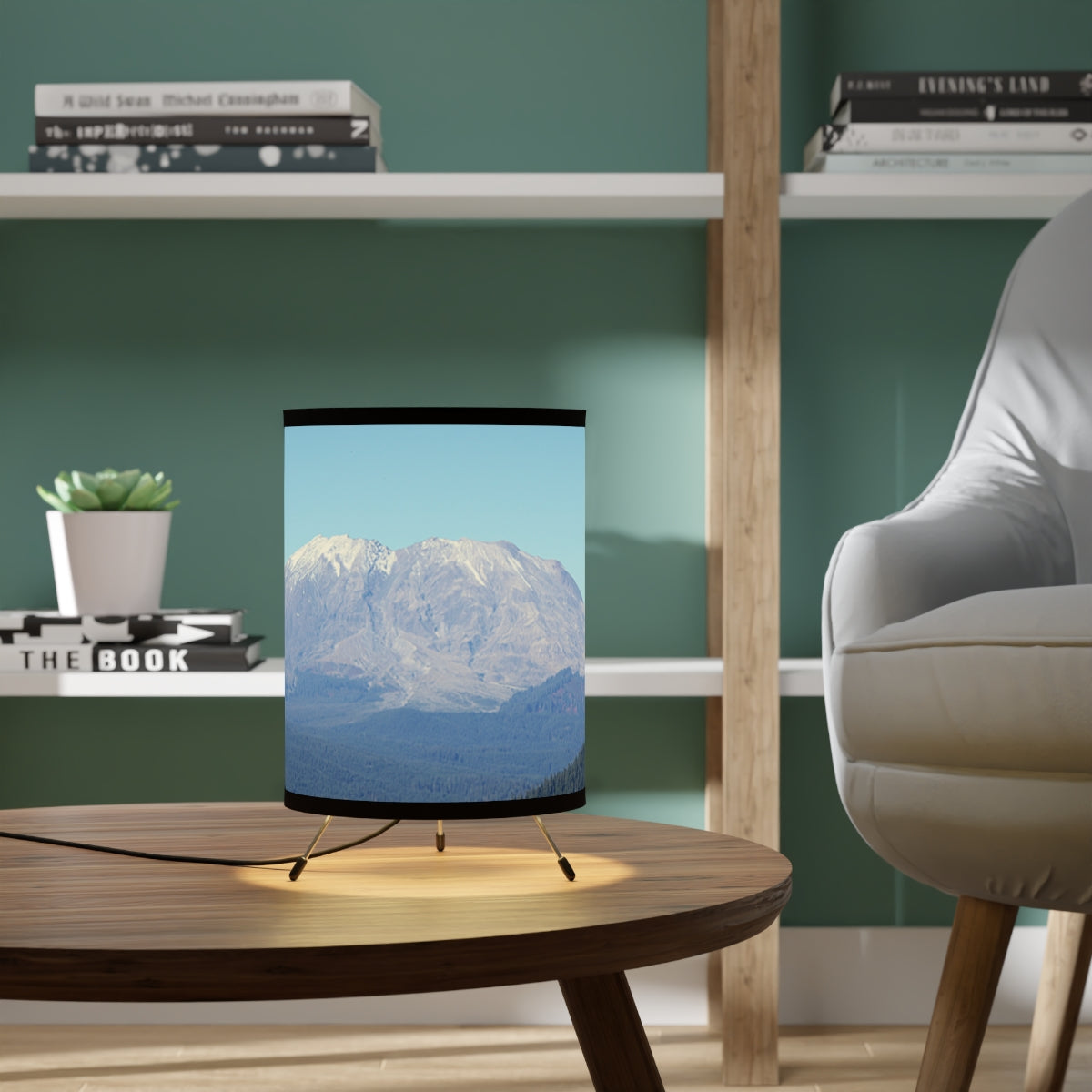 Stunning Mountain Vista Table Lamp for Home Decor