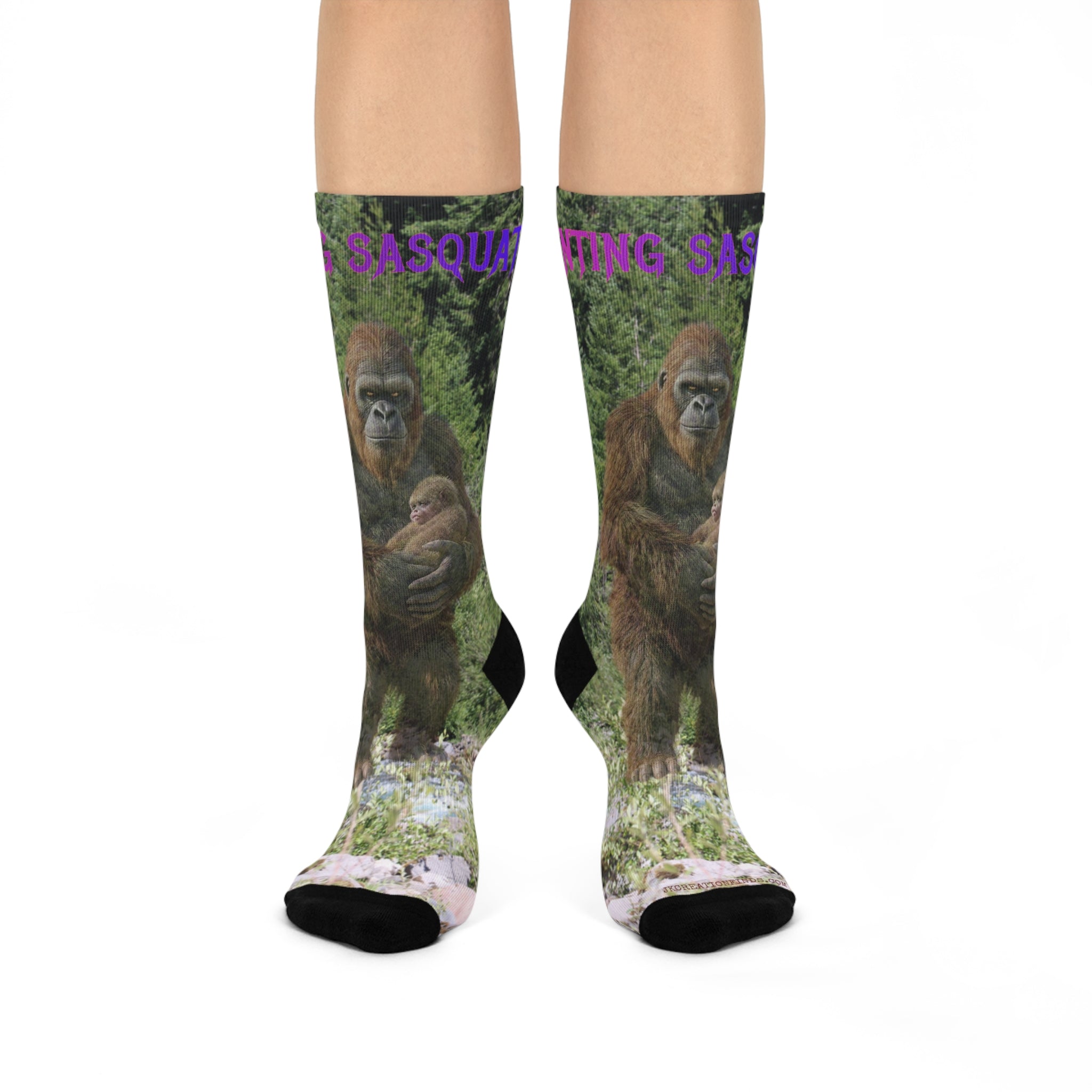 Funny Sasquatch Big Foot Graphic Socks product type