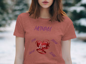Family Names Heart Love Momma Shirt product type