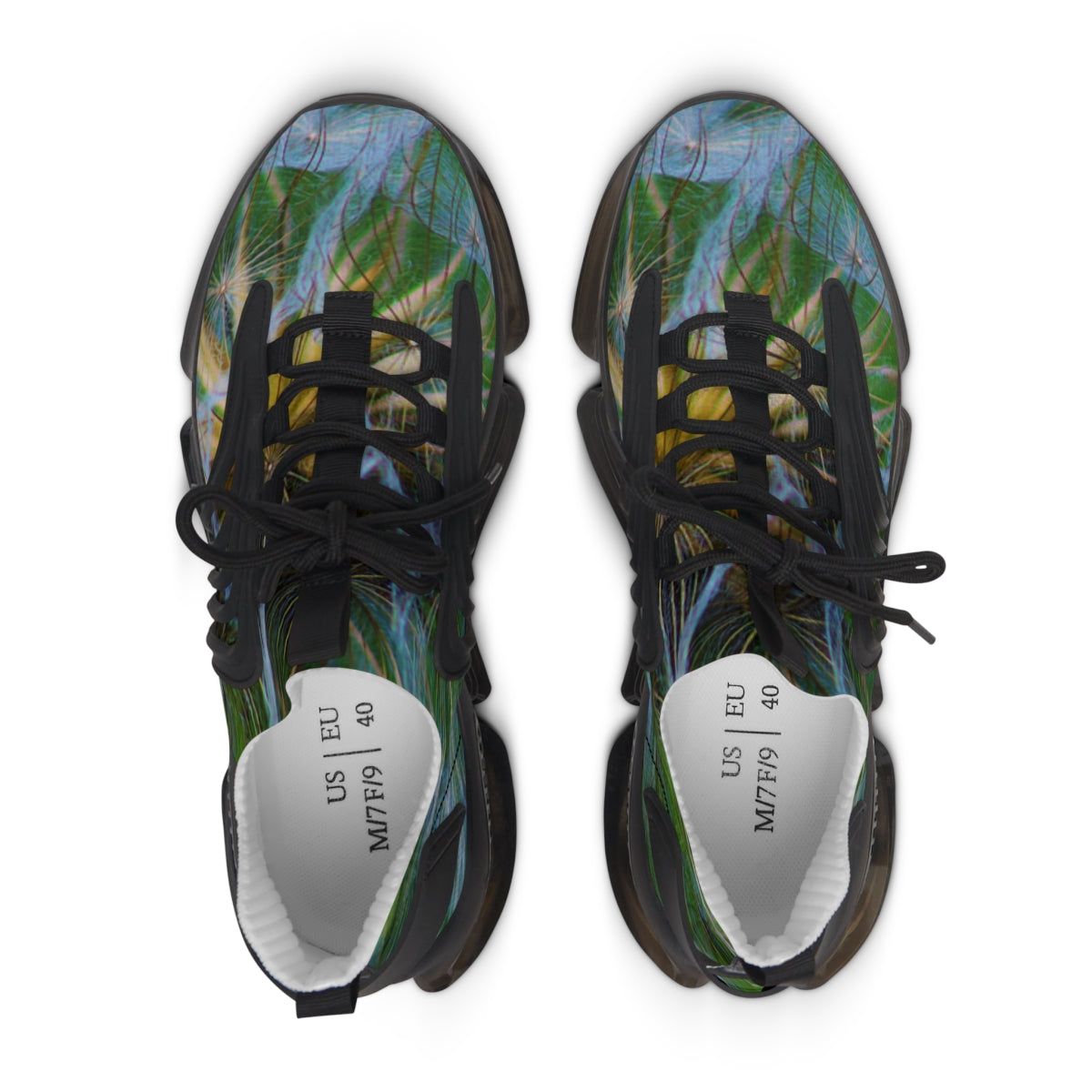 Vibrant Colorful Shoes with Unique Artistic Design