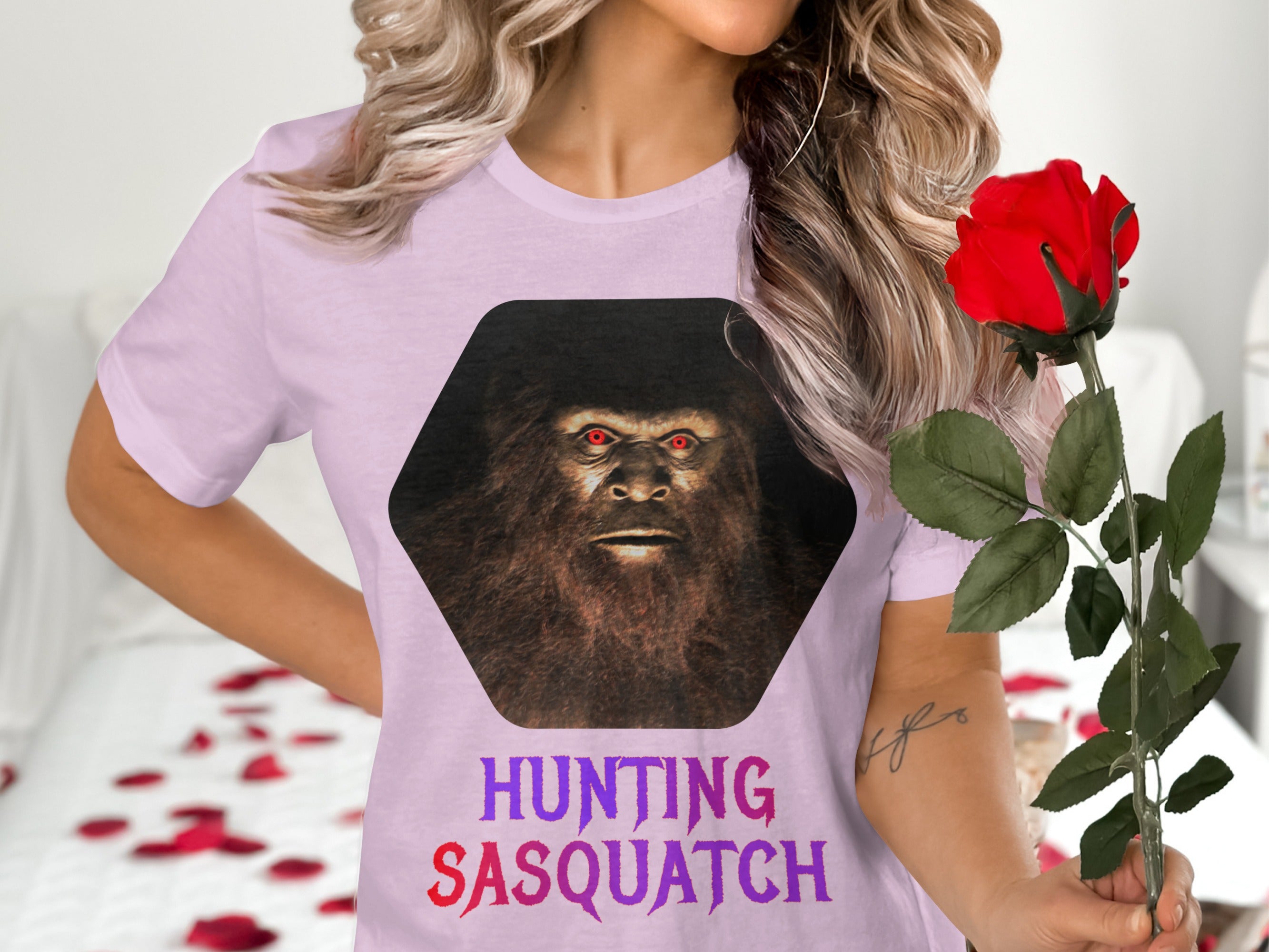 Hunting Sasquatch Graphic Design T-shirt product type