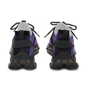 Stylish Black and Purple Trendy Athletic Footwear