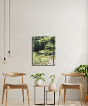 Serene Nature Canvas Art in Bright Living Room product
