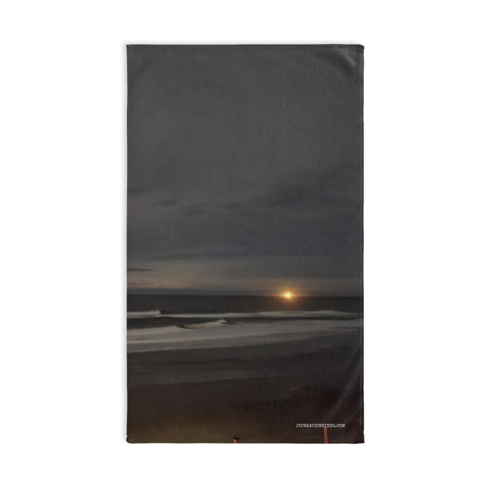 Sunset View on Beach with Dark Sky Blanket product