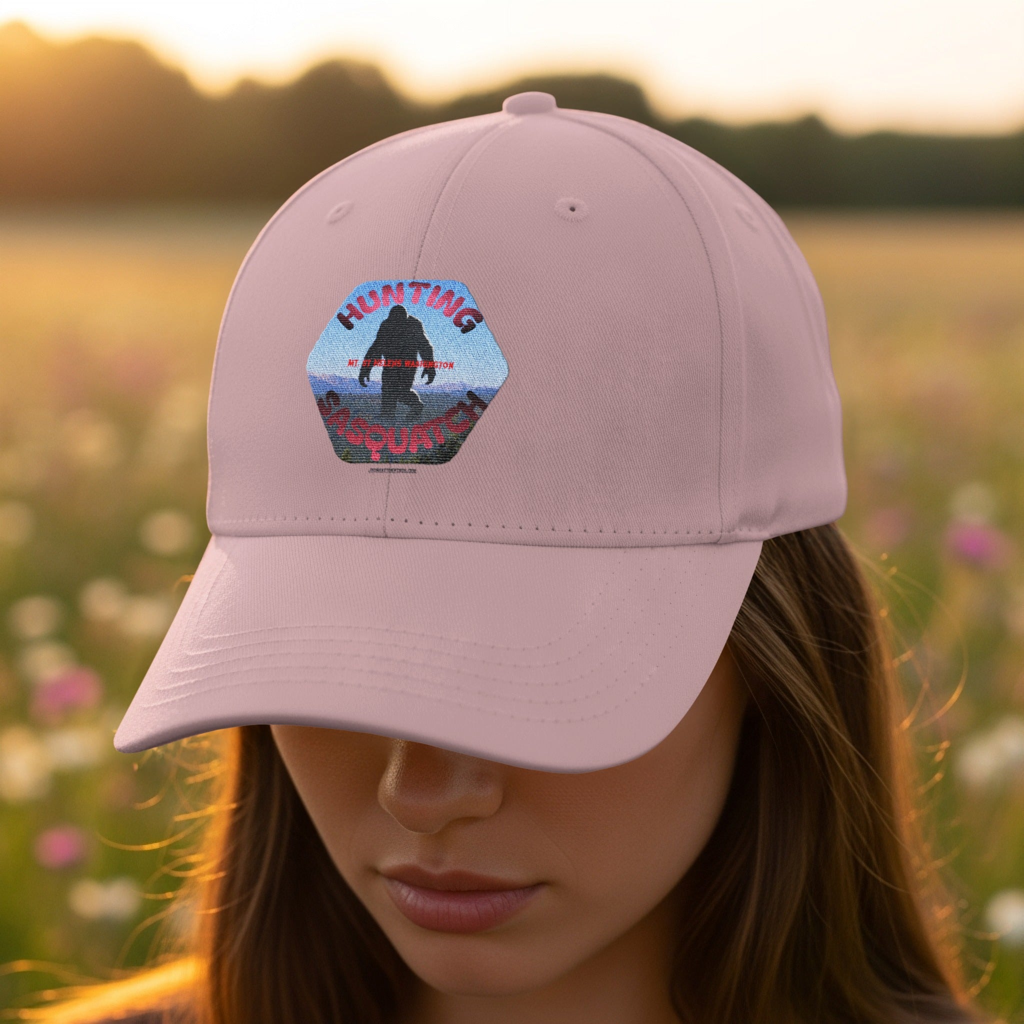 Hunting Sasquatch Pink Cap product type