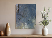 Serene Abstract Ocean Pattern Canvas Wall Art product