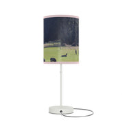 Scenic Wildlife Lampshade with Deer and Trees Design