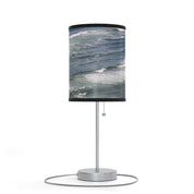 Ocean Waves Print on Modern Table Lamp Product