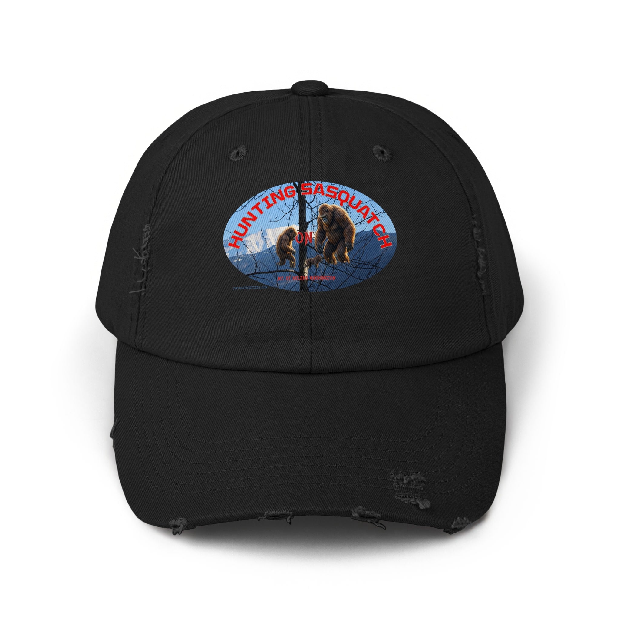 Hunting Sasquatch Distressed Black Hat product