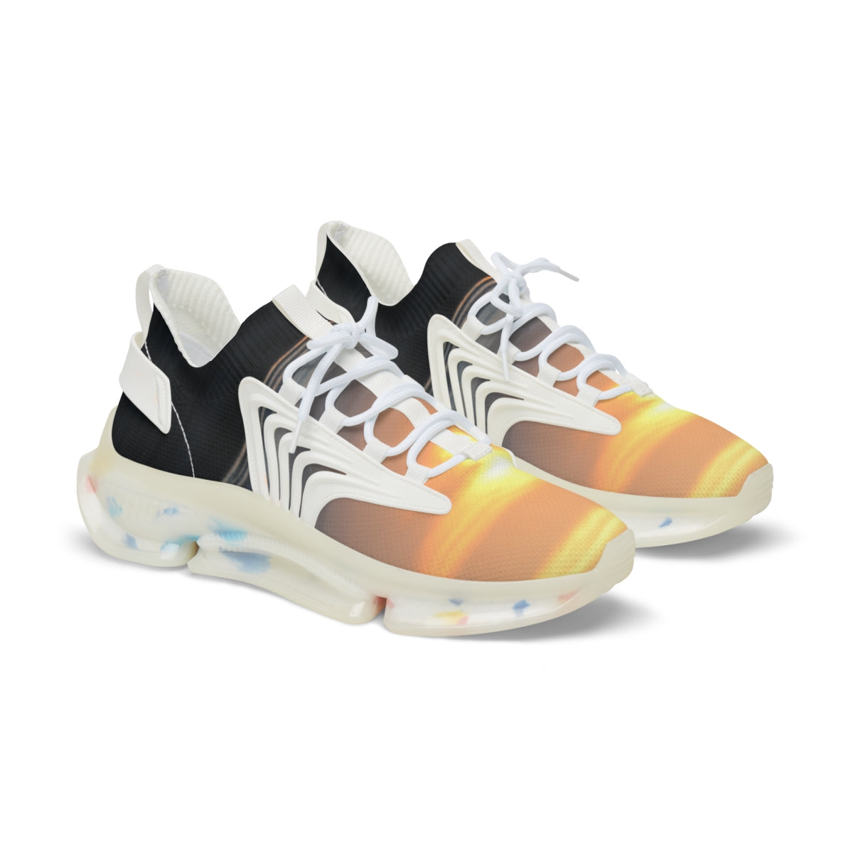 Stylish Athletic Sneakers with Colorful Gradient Design