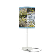 Beautiful Waterfall and Moss Scenic Table Lamp