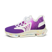 Stylish Purple Gradient Athletic Sneakers