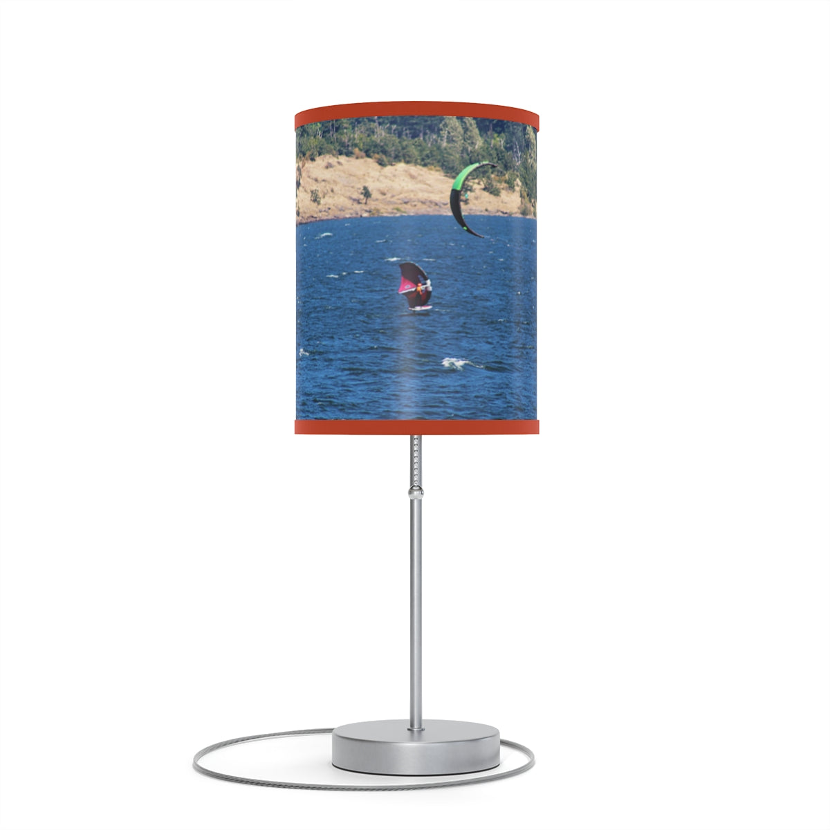 Kiteboarding Adventure Print on Stylish Lamp Product