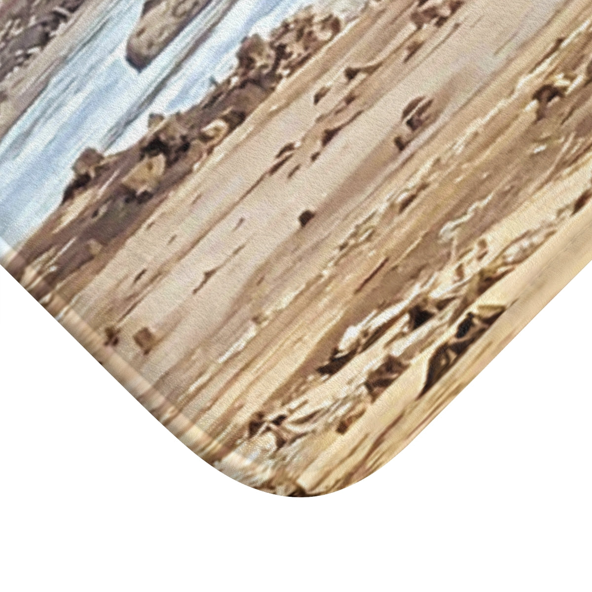 Serene Beach Scene with Gentle Waves canvas product