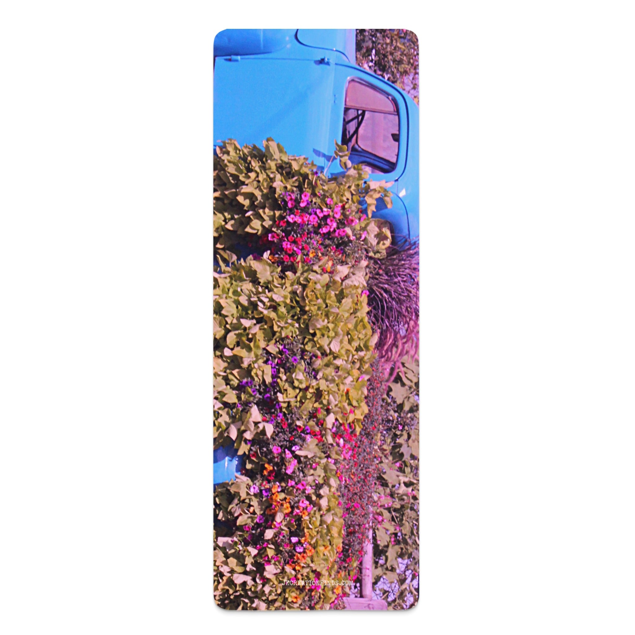 Vintage Truck with Flowers Design Mouse Pad product