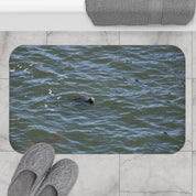 Seal Swimming in Ocean Themed Floor Mat