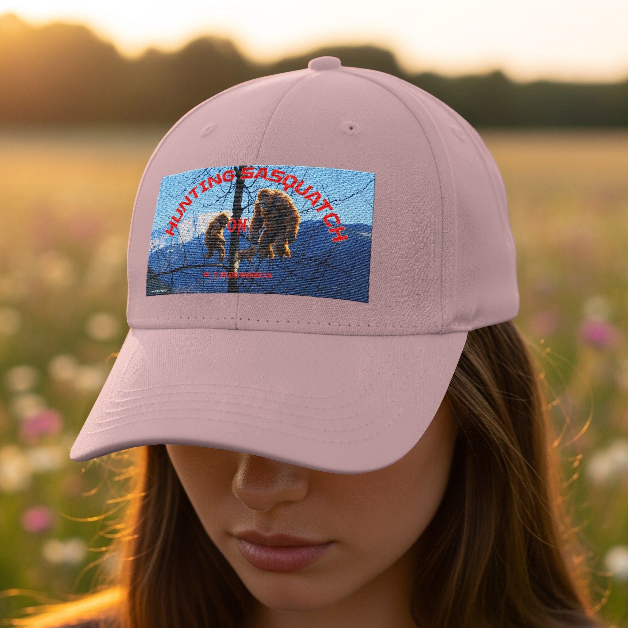 Hunting Sasquatch Embroidered Hat product type