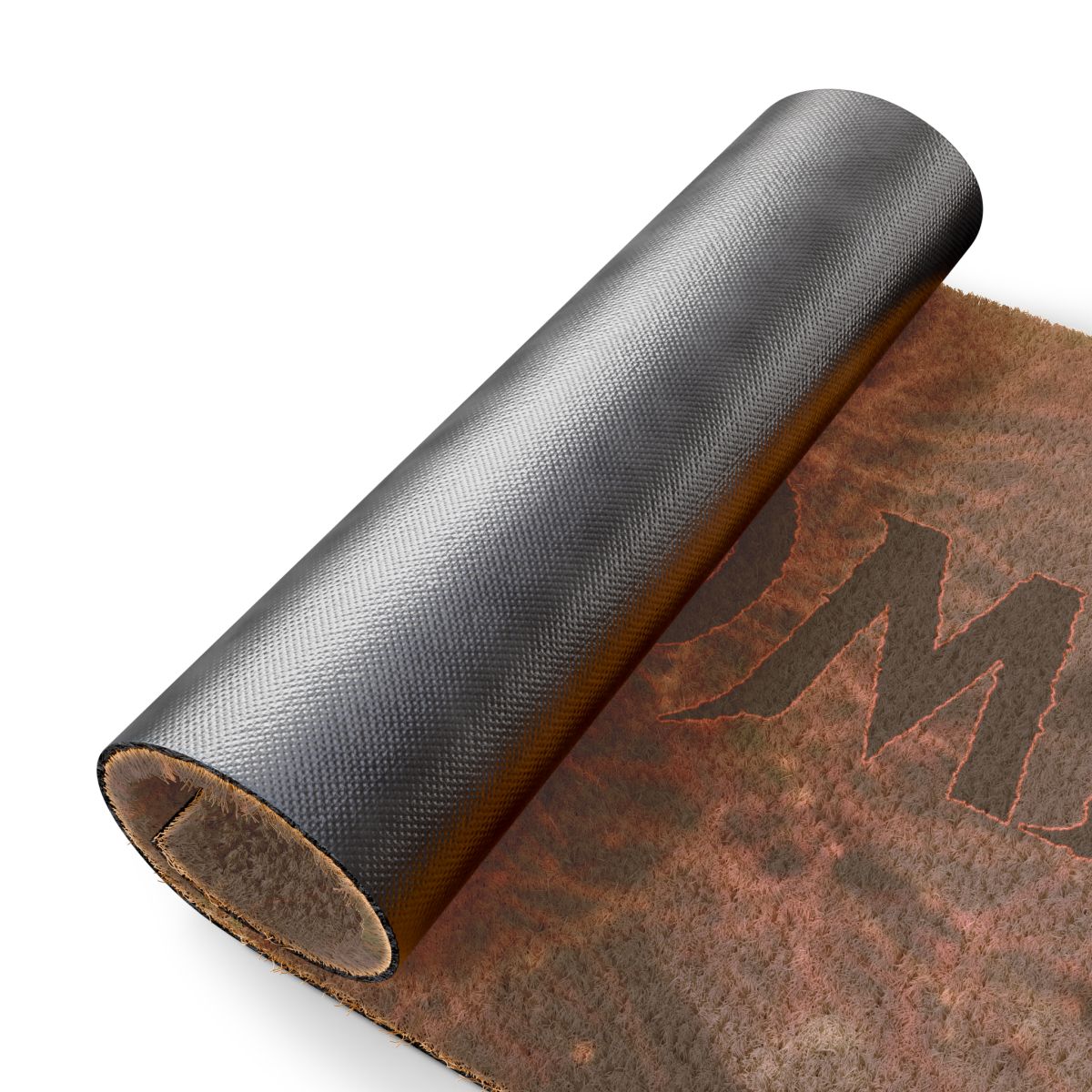 Durable Rolled Material Featuring Bold Graphic Design