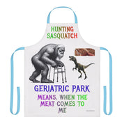 Funny Geriatric Park Sasquatch Hunting Apron