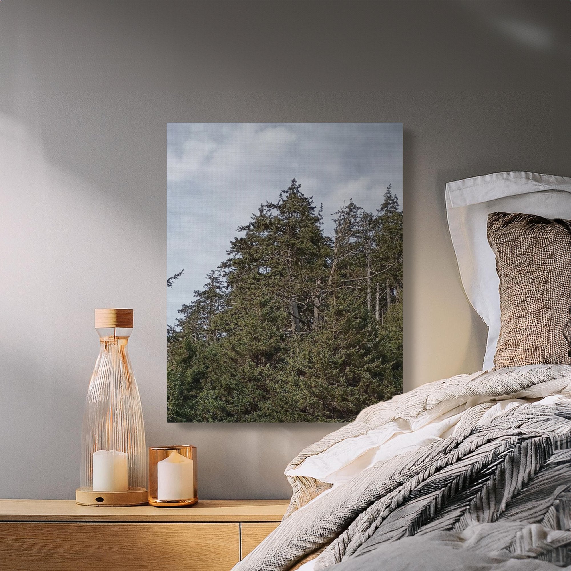 Forest Trees Wall Art for Bedroom Decor product