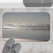Serene Ocean Waves Bath Mat for Relaxing Bathroom Decor