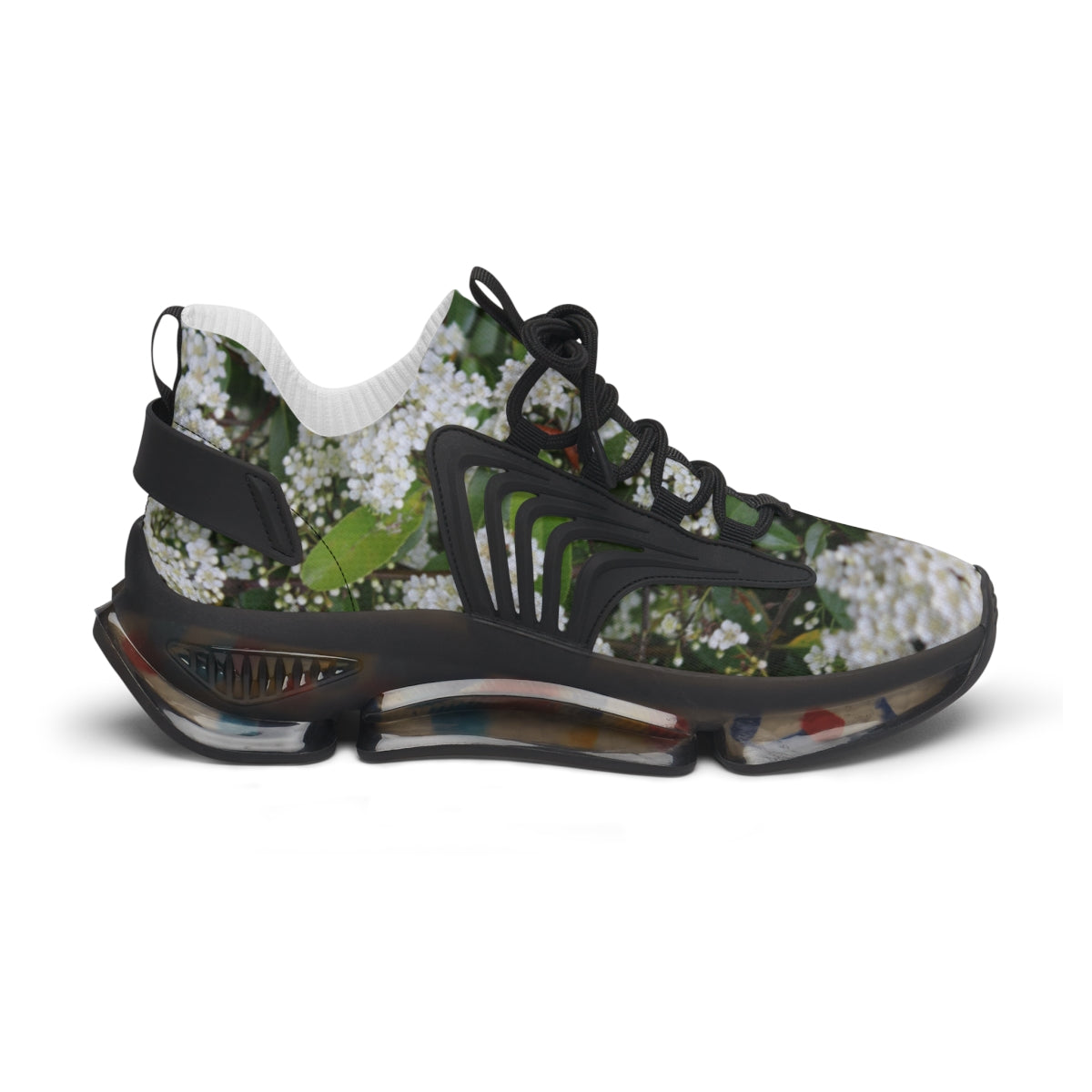 Floral Pattern Athletic Sneakers