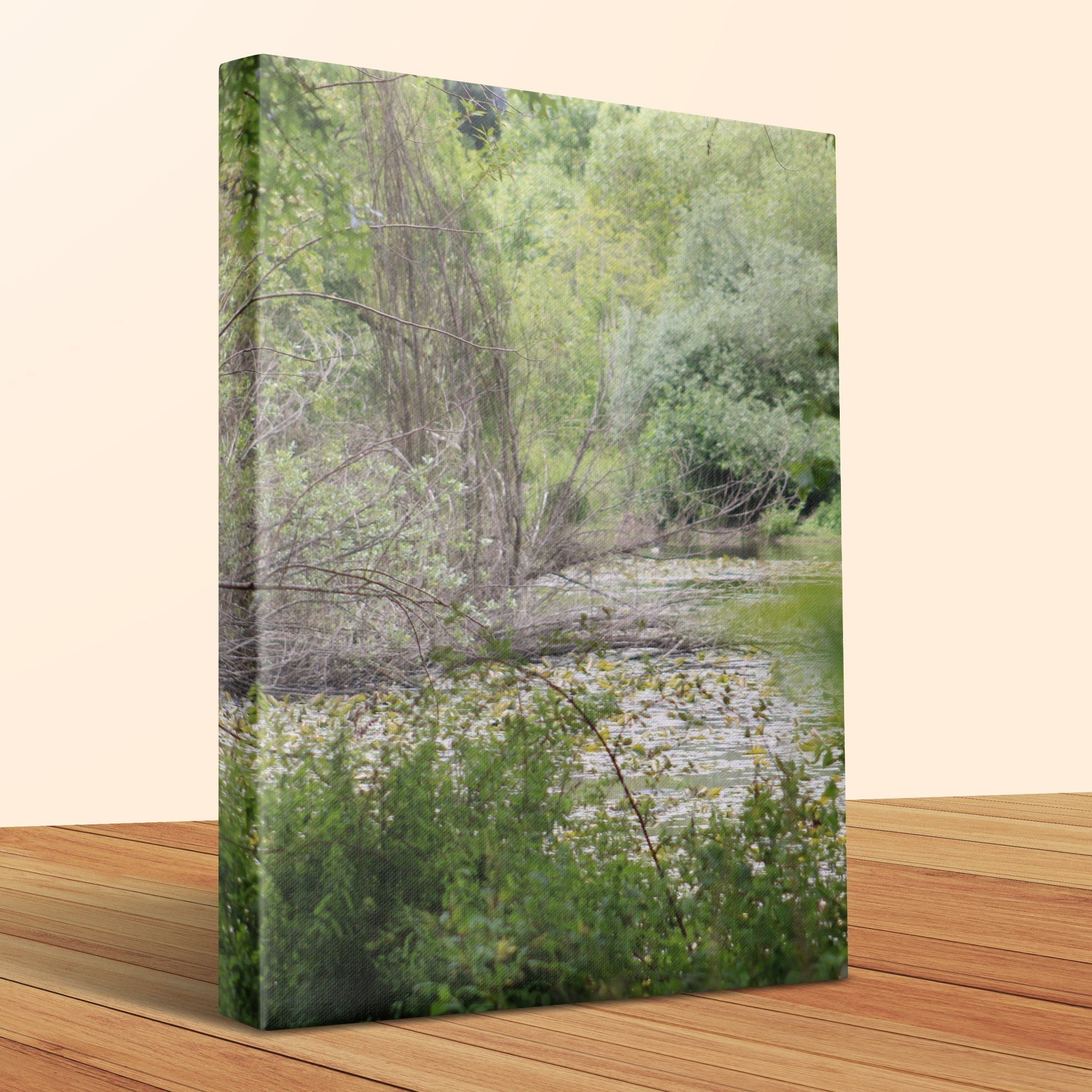 Serene Nature Scene Captured on Canvas wall art product type