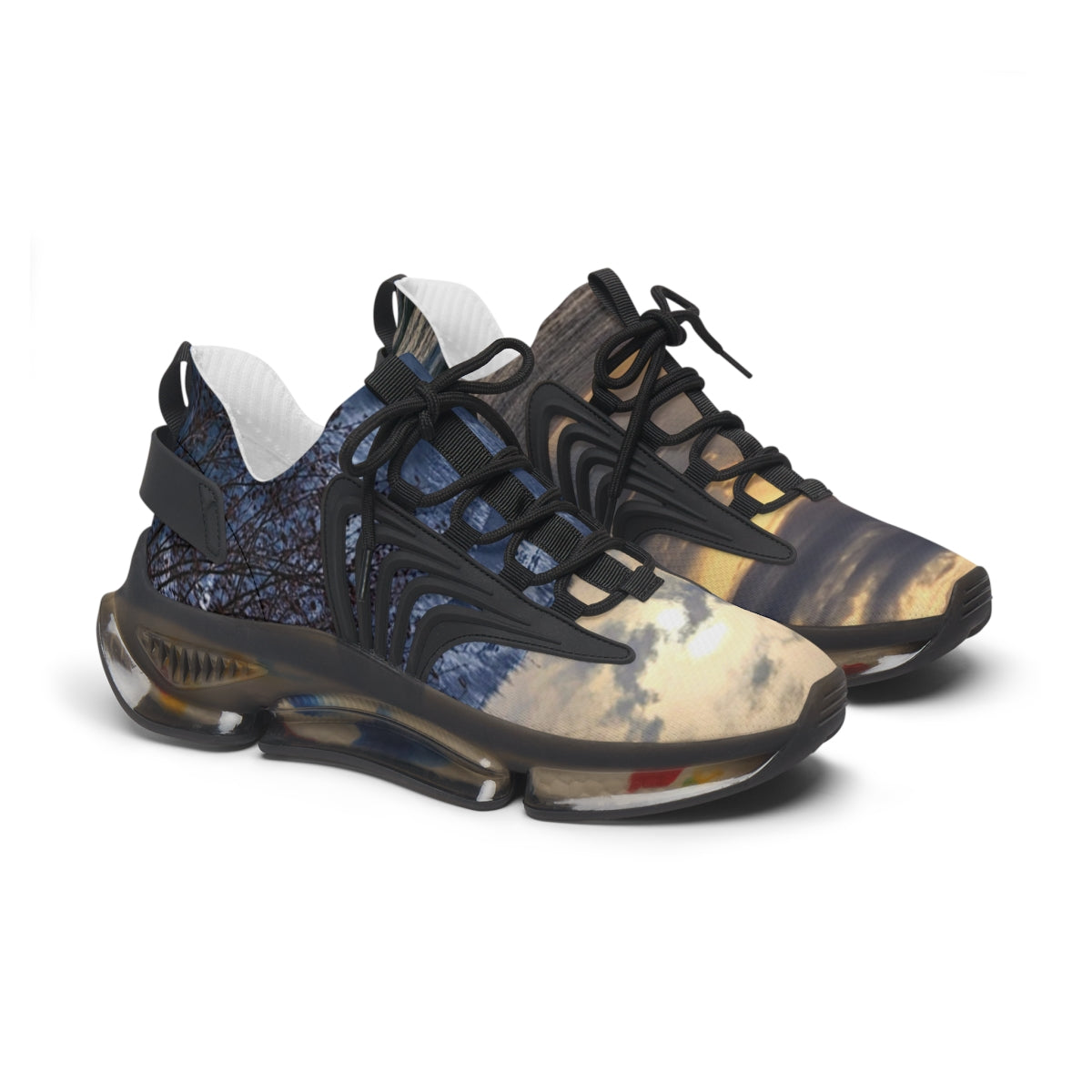 Unique Clouds and Nature Artistic Sneakers