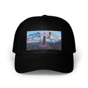 Hiking Squatch Design Black Baseball Cap product type