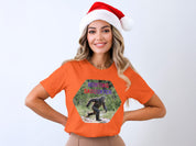 Santa Hat Bigfoot Graphic T-Shirt Christmas product