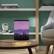 Scenic Purple Mountain Table Lamp for Home Decor