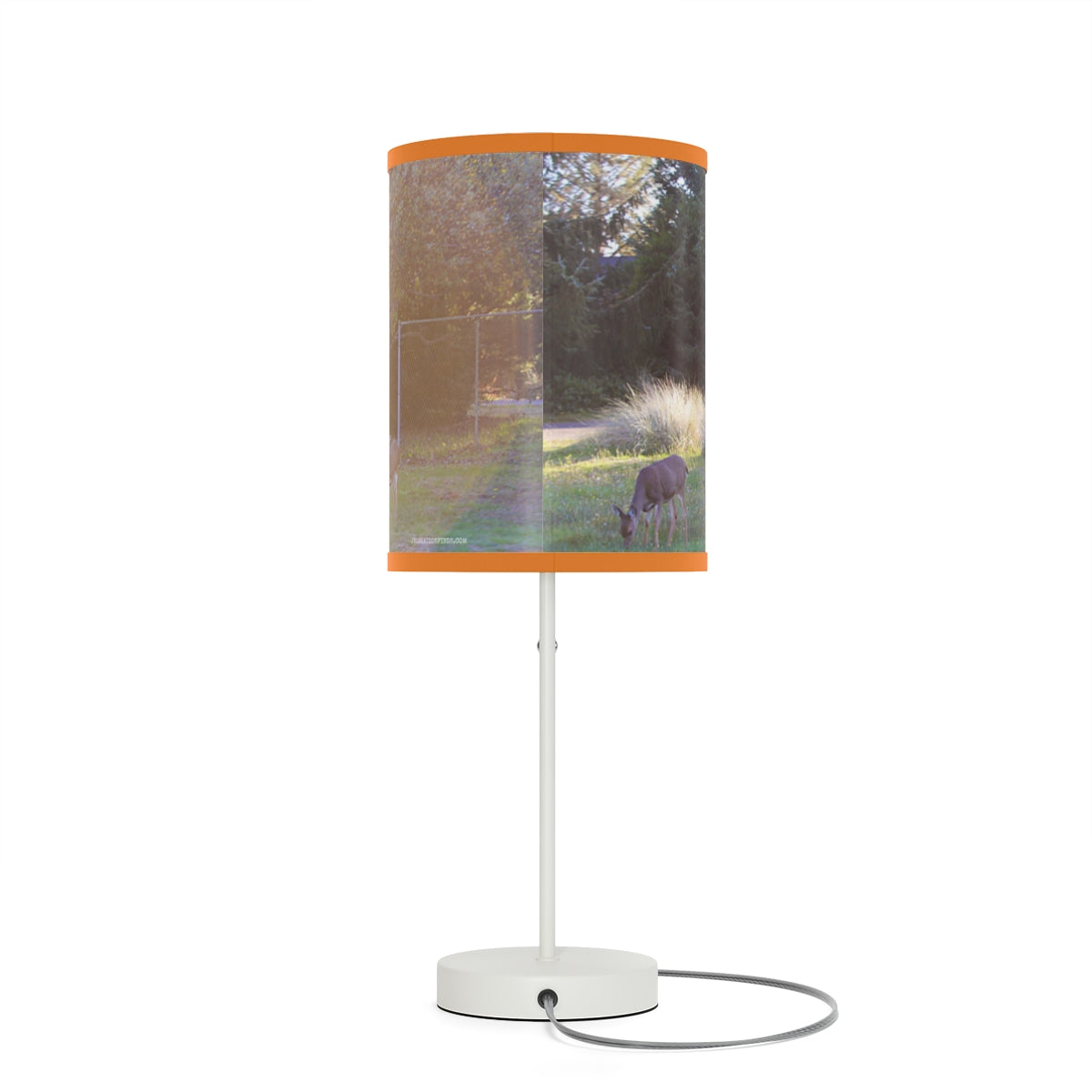 Beautiful Nature Scene Printed on a Stylish Table Lamp