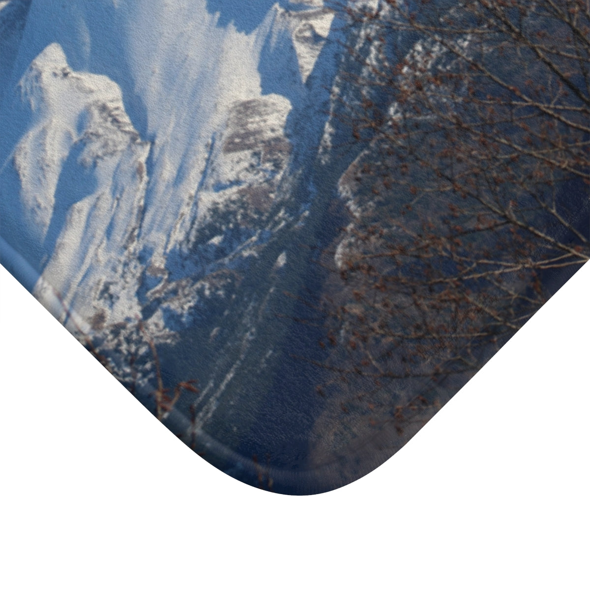 Snowy Mountain Range with Scenic View Wall Art