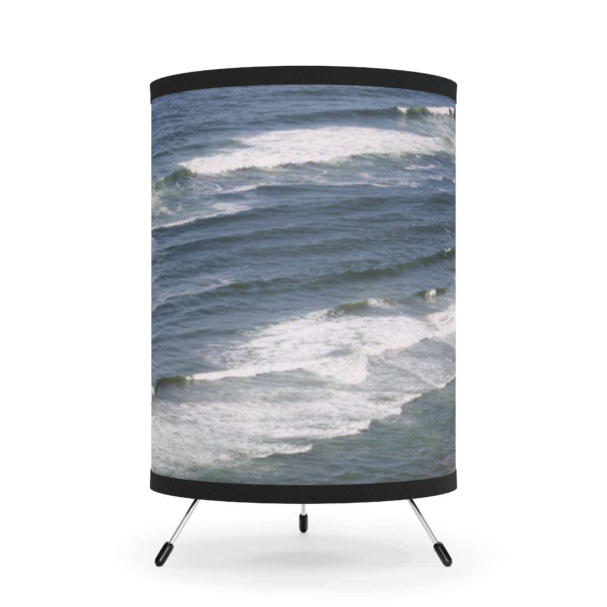 Coastal Waves Printed Room Divider