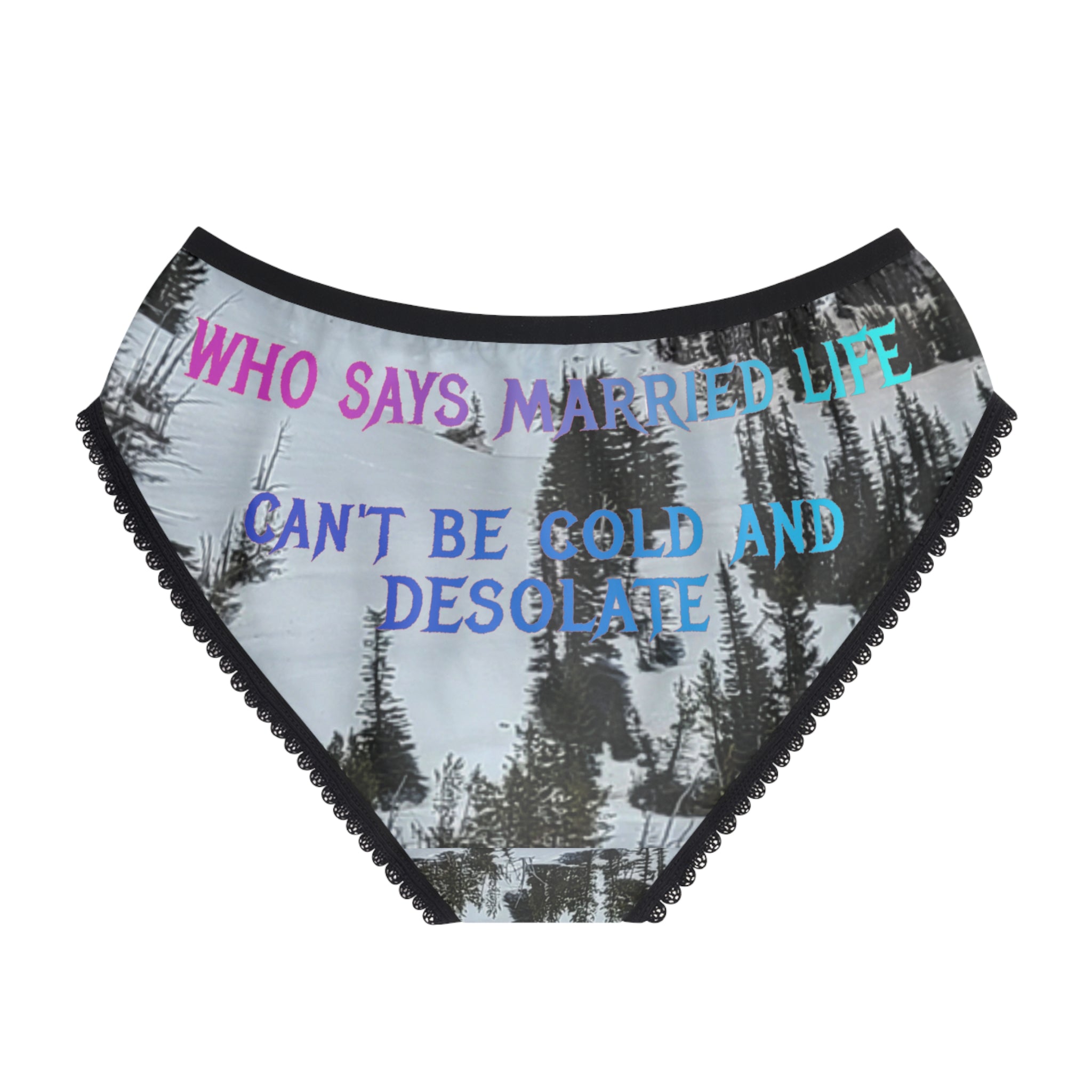 Married Life Cold and Desolate Print Underwear product