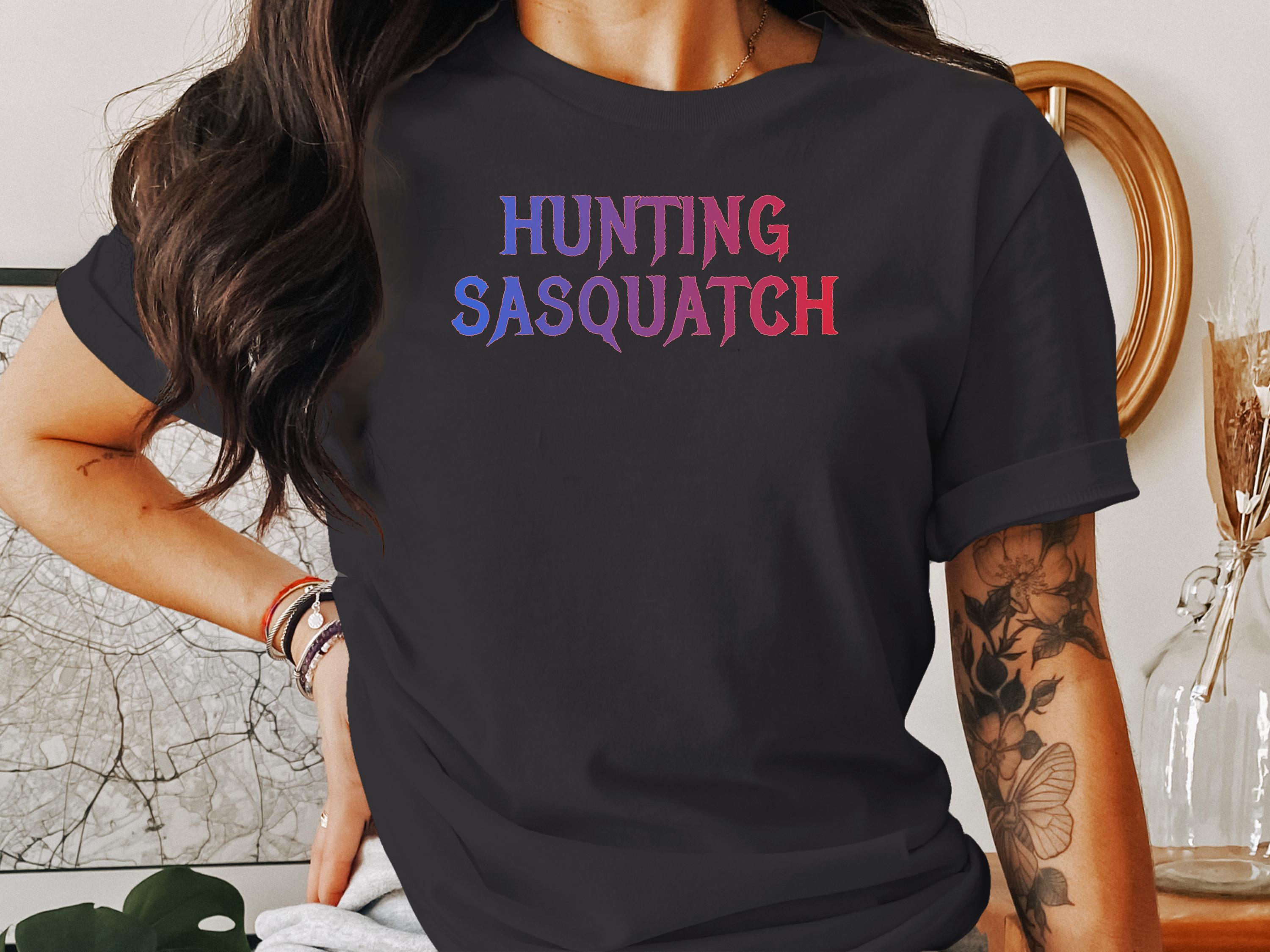 Hunting Sasquatch Graphic Tee Shirt Product