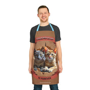 Friendship is Forever Cats Apron for Animal Lovers
