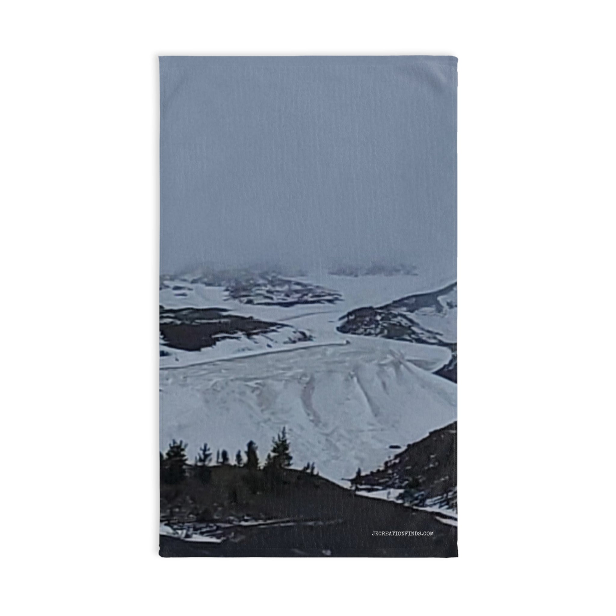 Scenic Snowy Mountain Landscape Printed product