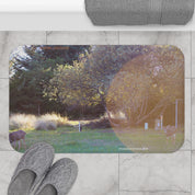 Charming Forest Scene with Deer Print Bath Mat product