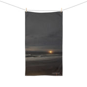 Ocean Sunset Scene Dark Artistic Blanket product
