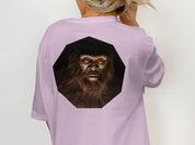 Bigfoot Red Eyes Octagon Back Graphic Shirt product