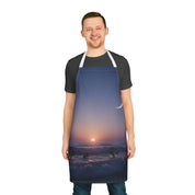 Sunset Ocean Scene with Dolphins Apron