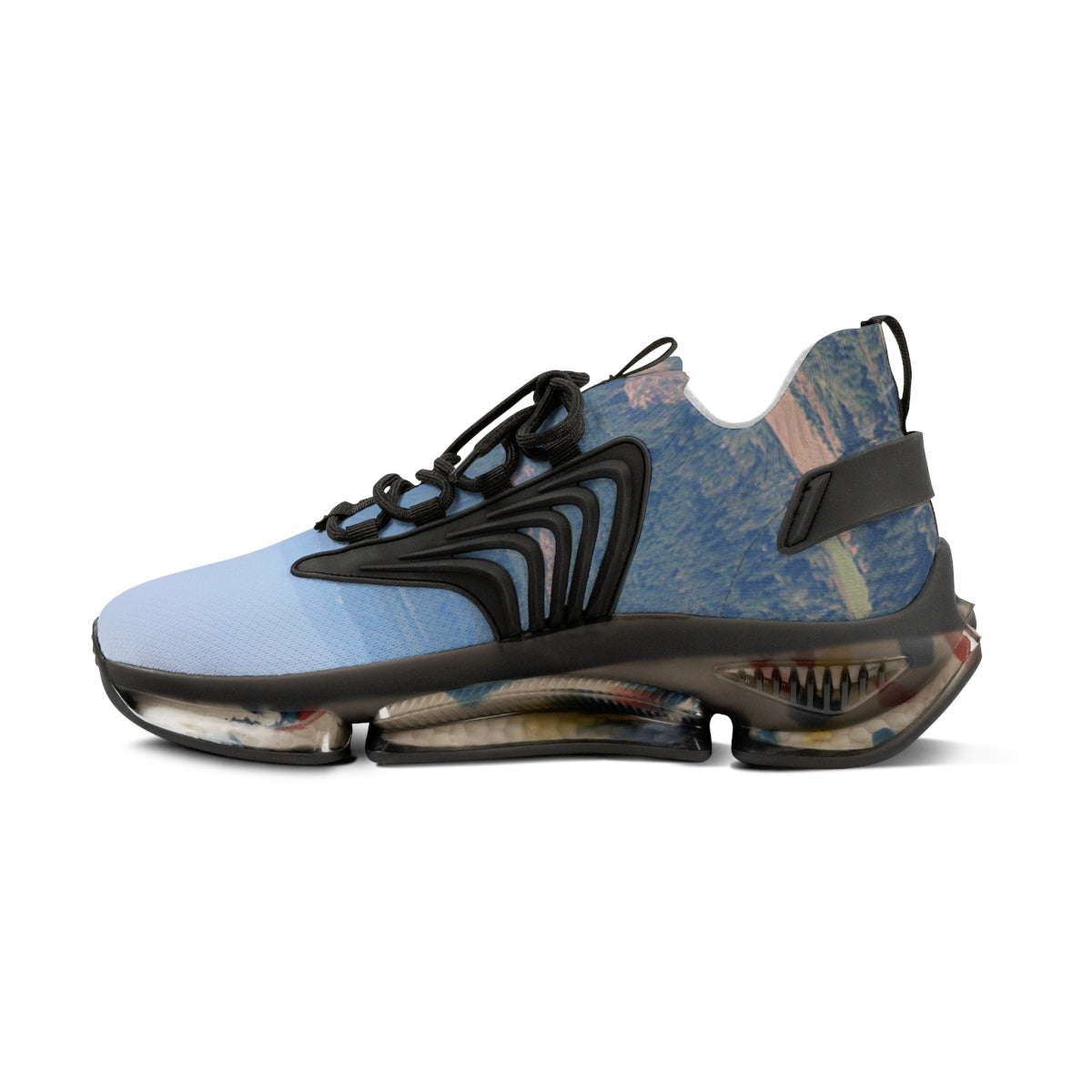 Stylish Athletic Sneakers with Unique Design Pattern
