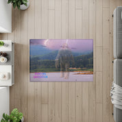 Hunting Sasquatch Purple Landscape Rug product