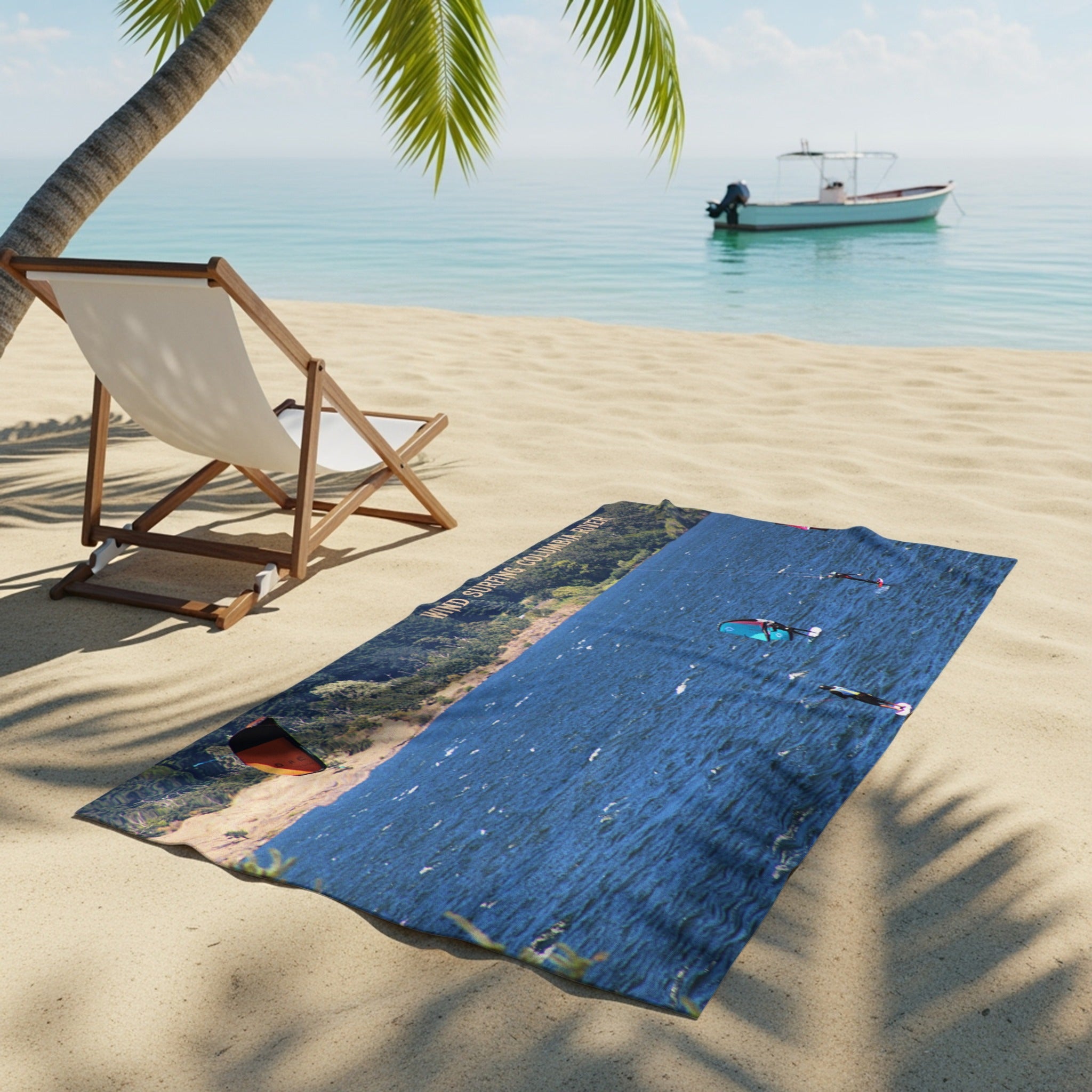 Coastal Serenity Beach Getaway Theme Towel product