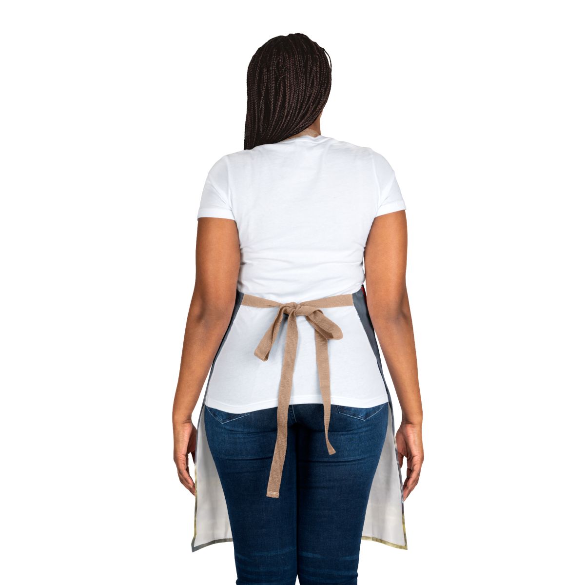 Stylish Full Coverage Waist Tie Apron for Kitchen