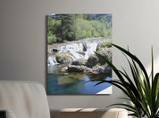 Serene Waterfall Scenic Canvas Wall Art product type