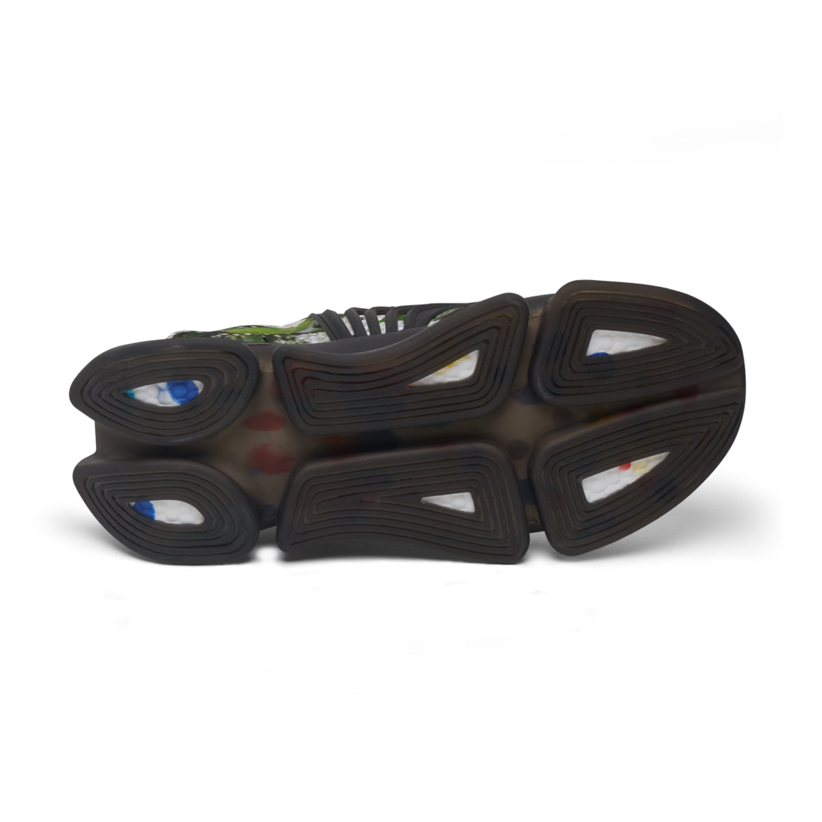 Unique Colorful Patterned Sole Athletic Shoes