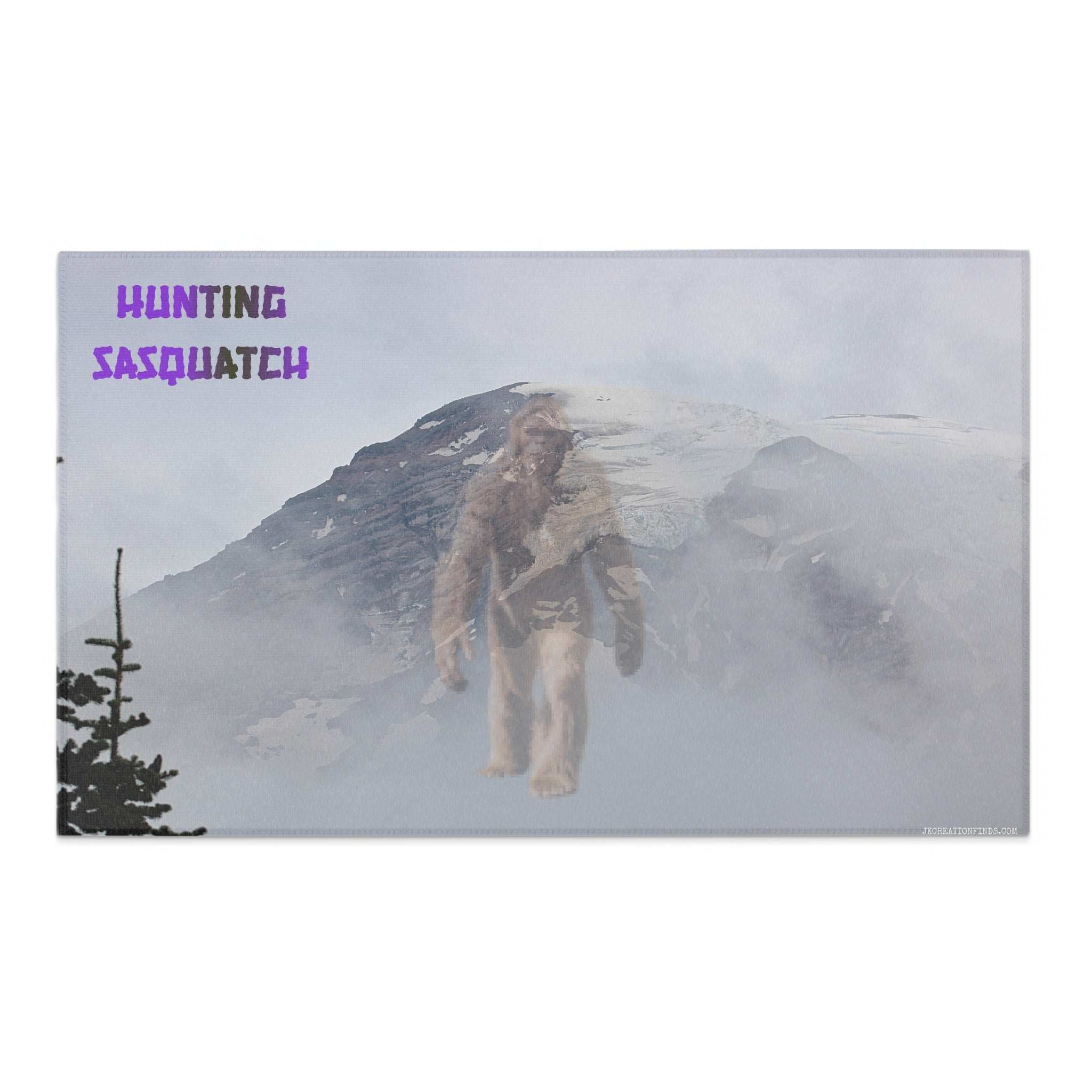 Hunting Sasquatch Scenic Art Display product