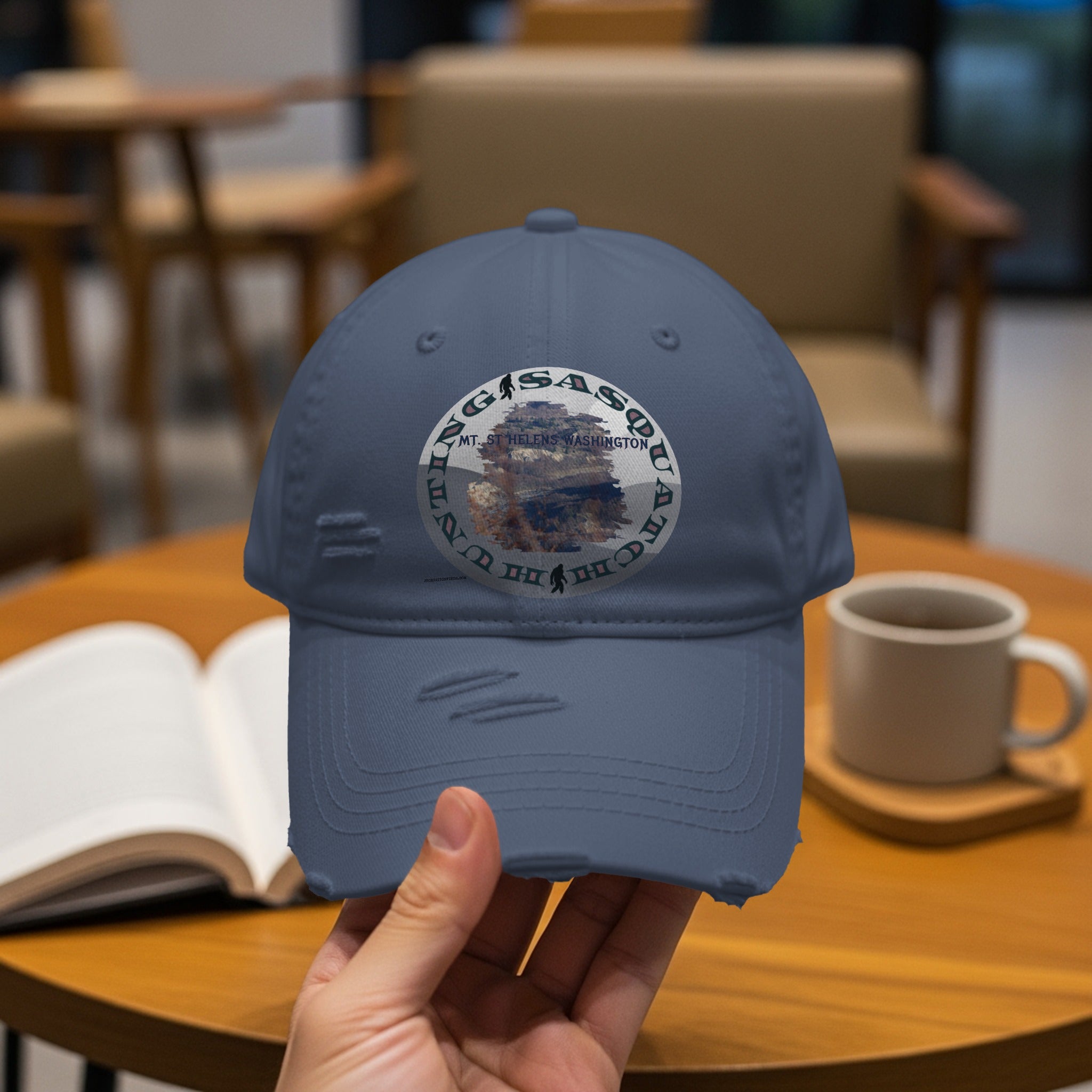Vintage Mt Washington Distressed Blue Hat product type